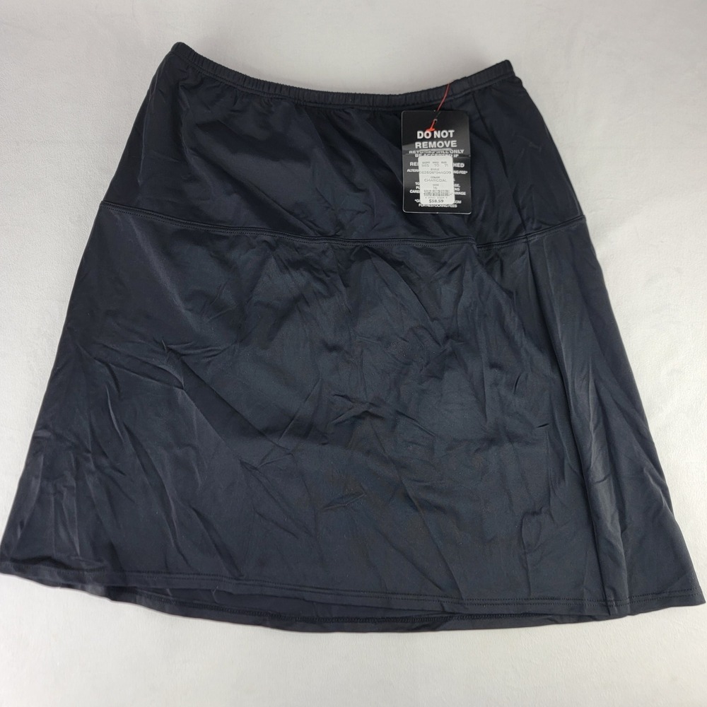 Swim365 Women Charcoal Grey Swim Skirt with Integrated Brief Size 16 NEW